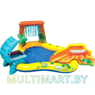 Надувной бассейн Intex Dinosaur Play Center 249x191x109 (57444)